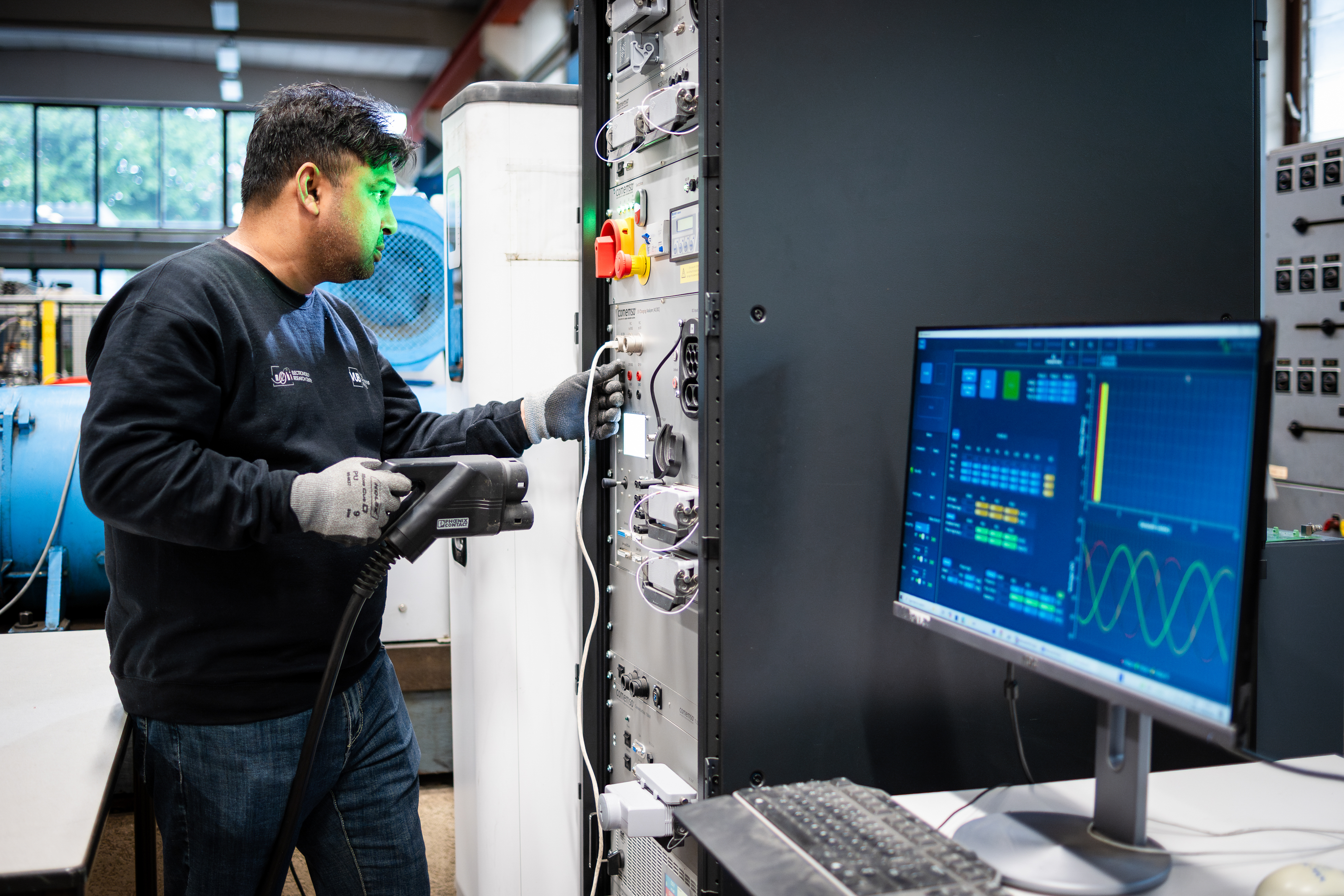 Wetenschapper aan het werk