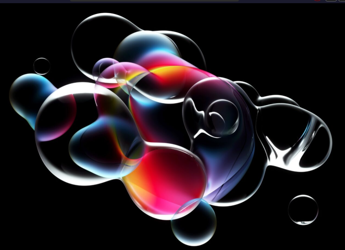 Illustration of colourful bubbles