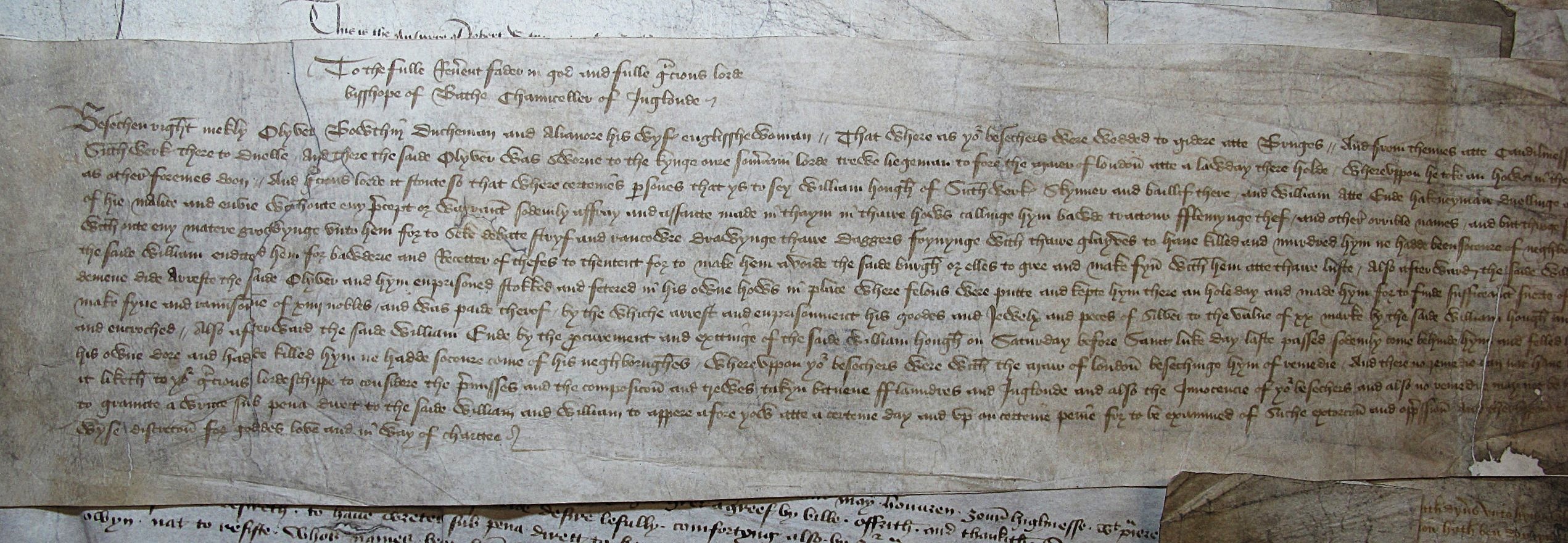 Afbeelding van ouwe manuscript